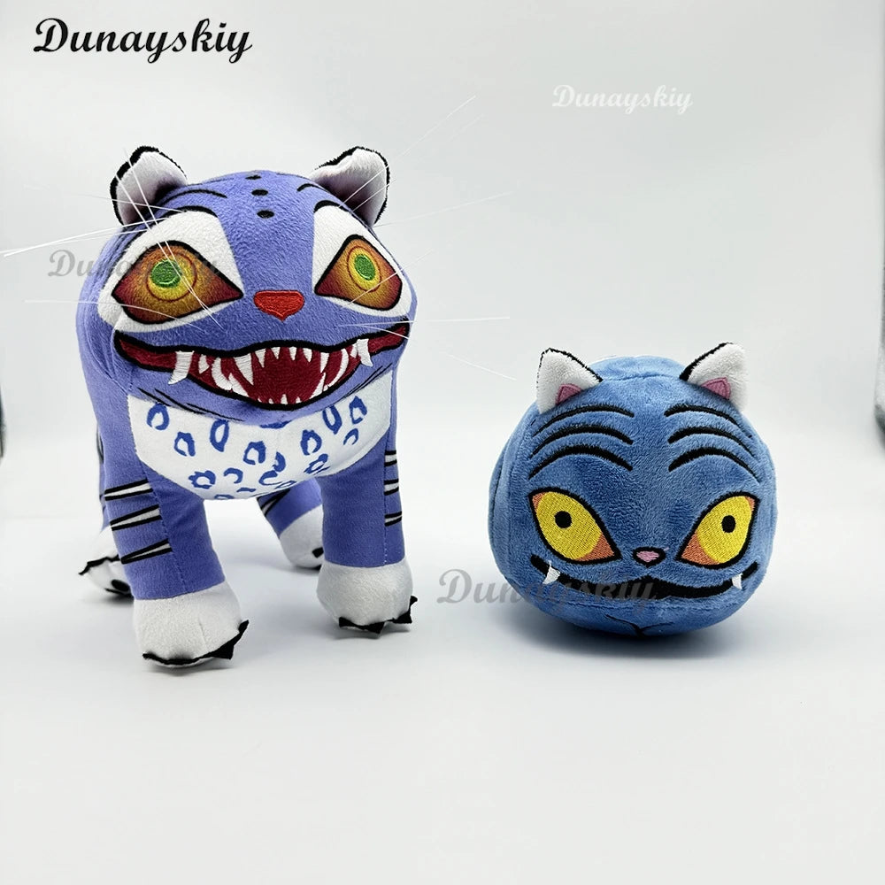 Kpop Products Demon Hunters Tiger and Bird Plushie Cosplay Soft Gift Monster Keychain Halloween Party Movie Halloween set