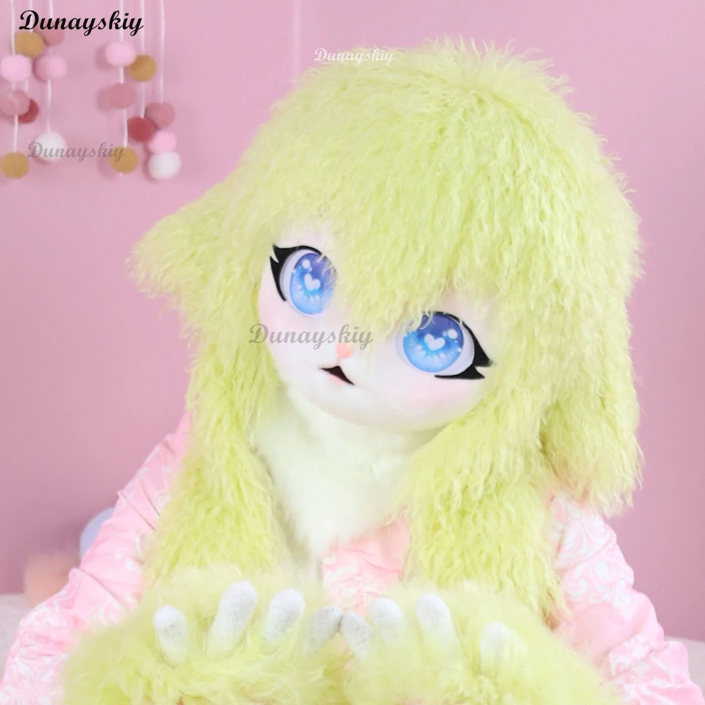 Animal Sheep Fursuit Cosplay Furry Costume Head Base Comiket Furry Kig Kigurumi Rabbit Doll Beast Mask Cosplay Costume Kid Gift