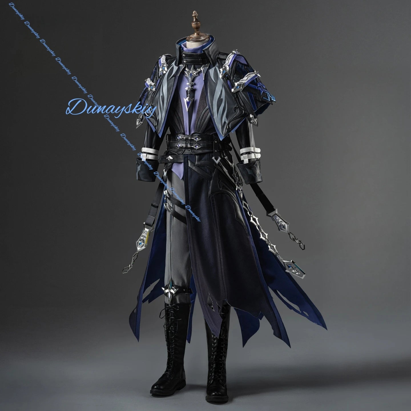 Genshin Impact Kyryll Chudomirovich Flins Cosplay Costume Wig Uniform Props Game Cos Outfit Halloween Party for Women Men