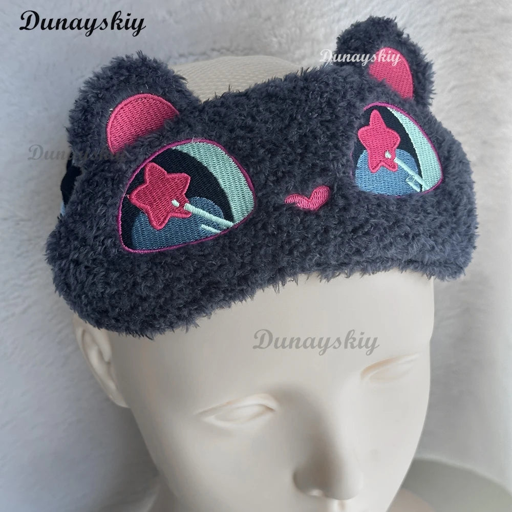 Till Anime Alien Stage Cosplay Costumes Eye Cover Unisex Warm Sleeping Mask Silver Grey Hair Men cosplay anime Stage Show Set