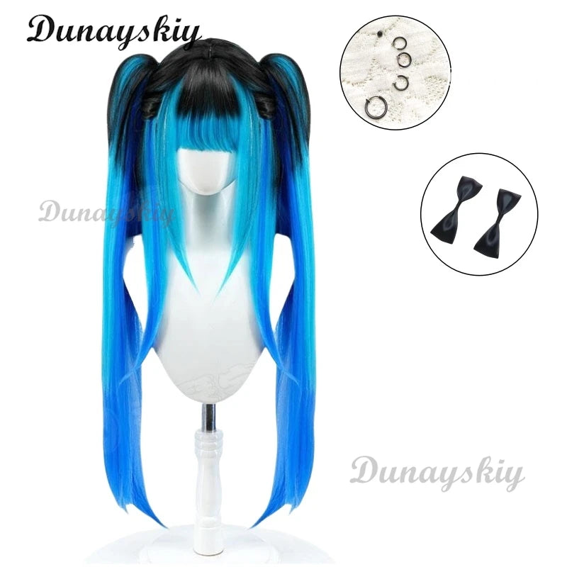 Sizuhara Hiruko Amemiya Darumi Cosplay Dress Women Clothing Uniform Wig Game Hundred Line Costume Adult Woman Party Outfi