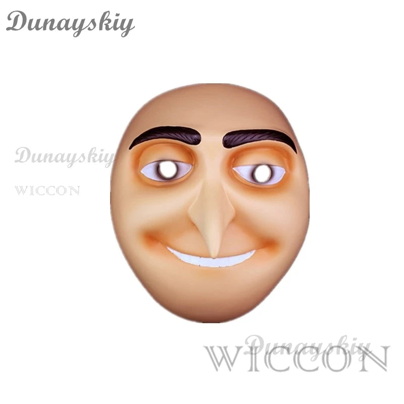 Movie Vector Cosplay Costume Orange Jakect Pant Outfits Set Mushroom-shaped  Wig Glasses Halloween Fancy Suit Party Suit