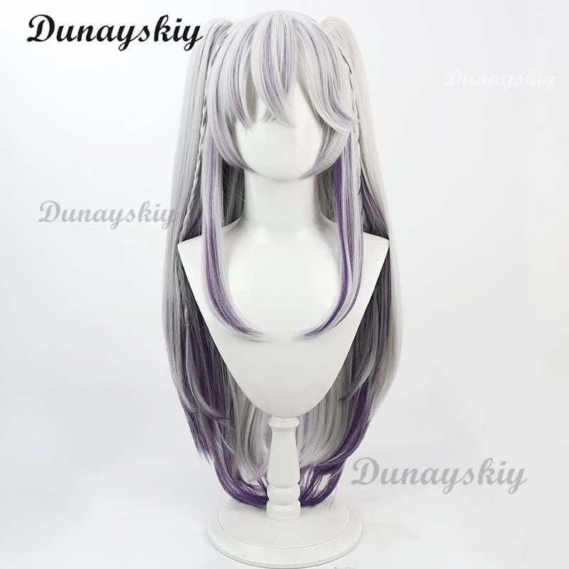 Hololive VTuber Blanche Fleur Azuma Seren Cosplay Costume Wig Lovely Dress Uniform Halloween Carnival Party Carnival Outfit