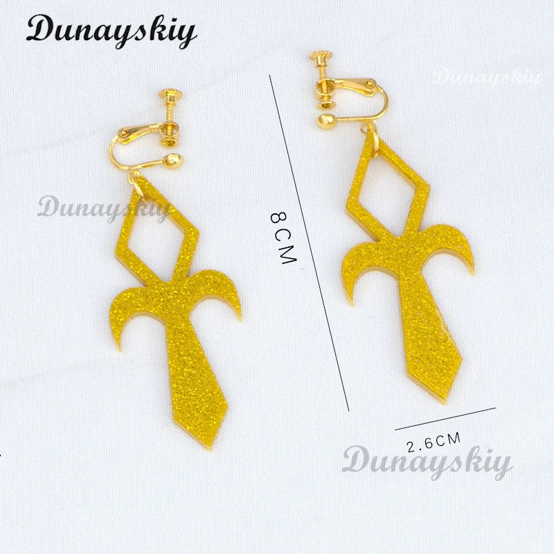 Wuthering Waves Scar Cosplay Costume Wig Men Uniform Headwear Earrings Electro Congenital Resonator Red Cortex Halloween Party