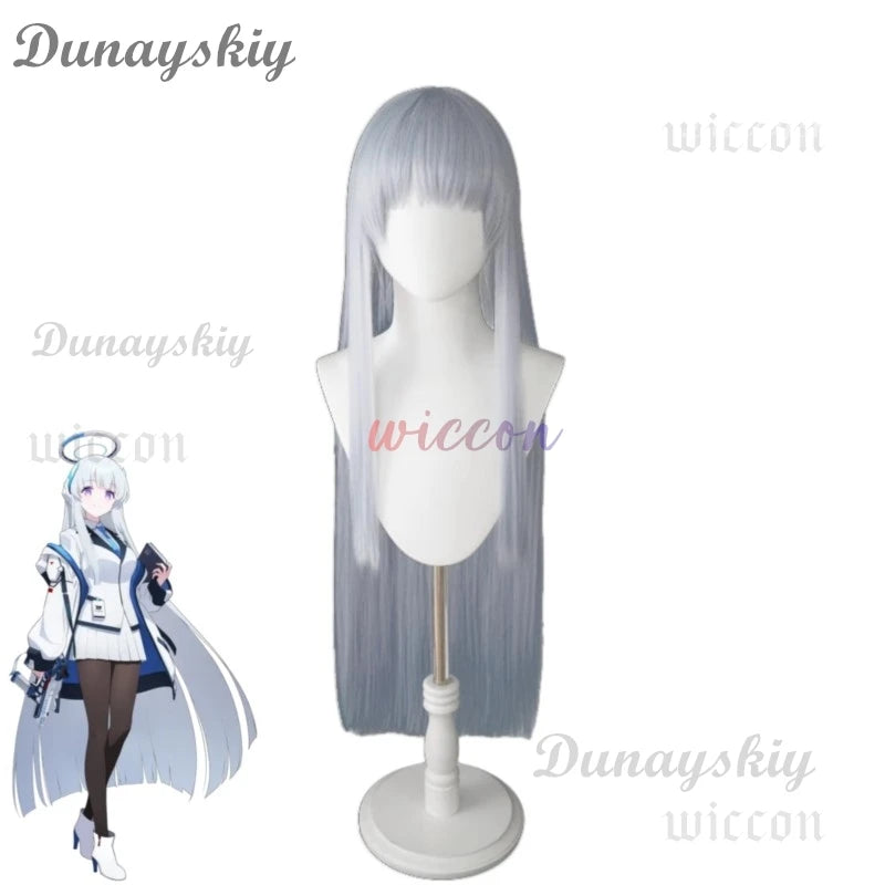 Game Blue Archive The Animation Ushio Noa Cosplay Costume Japanese School Uniform Skirt Coat Wig Woman Sexy Carnival Suit