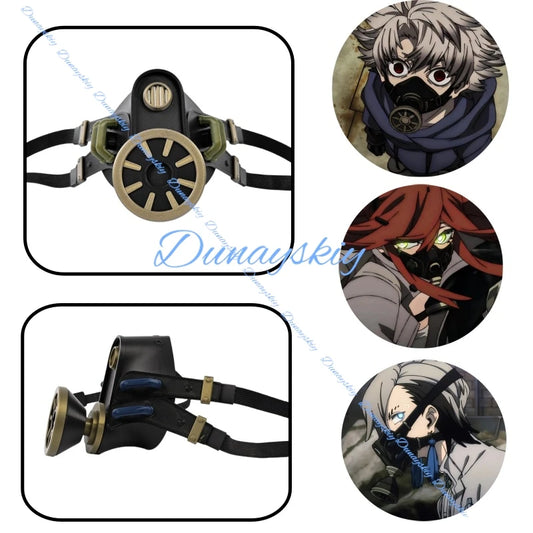 Anime Gachiakuta Riyo Reaper Rudo Zanka Cosplay Prop Riyo Reaper Mask PLA Material Akuta Cleaners Prop Halloween Carnival