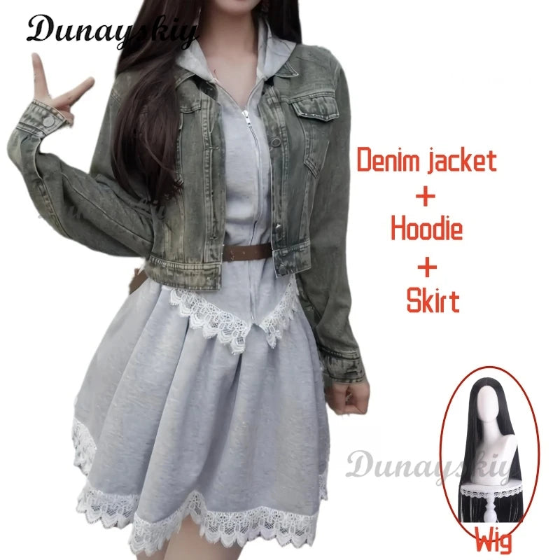 Love and Deepspace Heroines Green Coat Cosplay Costume Dress Emerald Cadence‌ Halloween Carnival Party Play Role Clothes