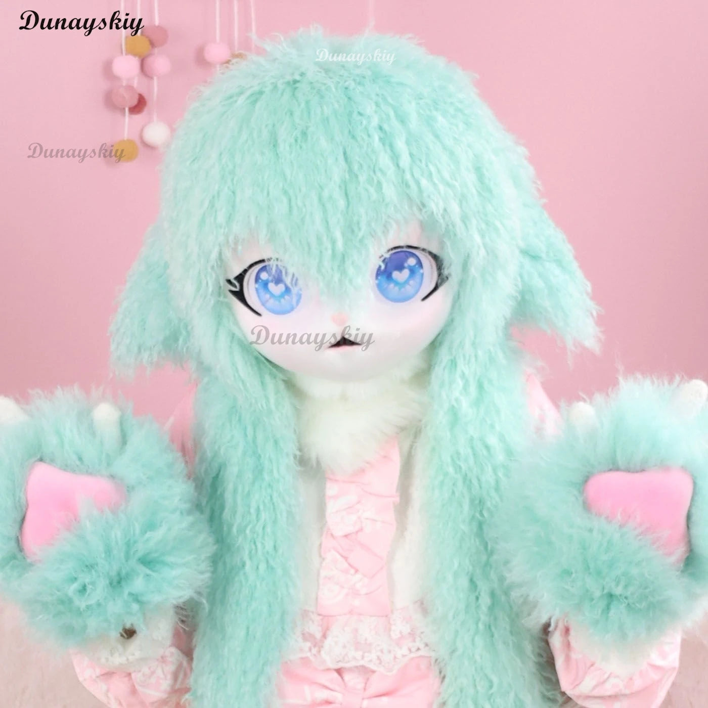 Animal Sheep Fursuit Cosplay Furry Costume Head Base Comiket Furry Kig Kigurumi Rabbit Doll Beast Mask Cosplay Costume Kid Gift
