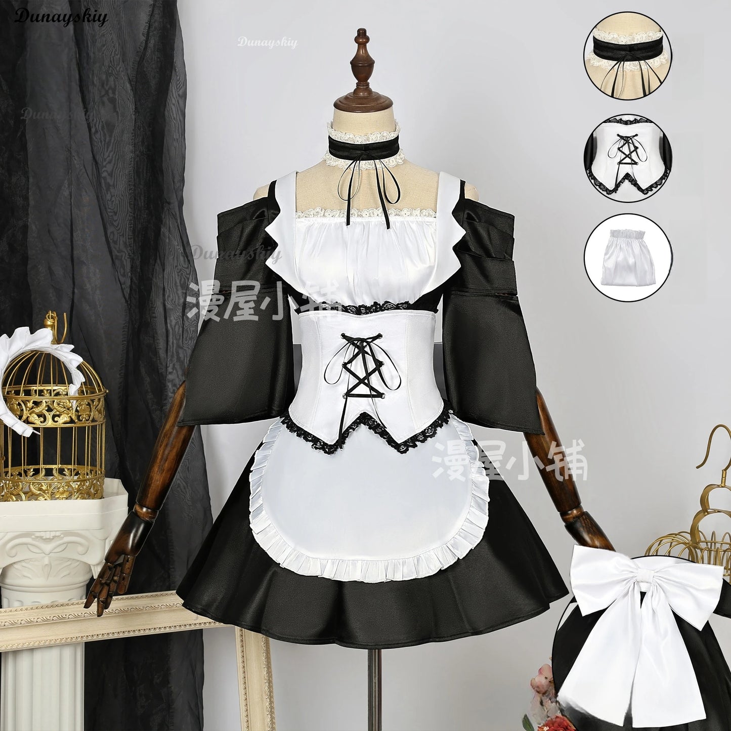 Anime Maid Sama! Kaichou Wa Maid-sama! Ayuzawa Misaki Cosplay Costume Maid Dress Wig Lolita Dress Woman Sexy Cute Halloween Suit
