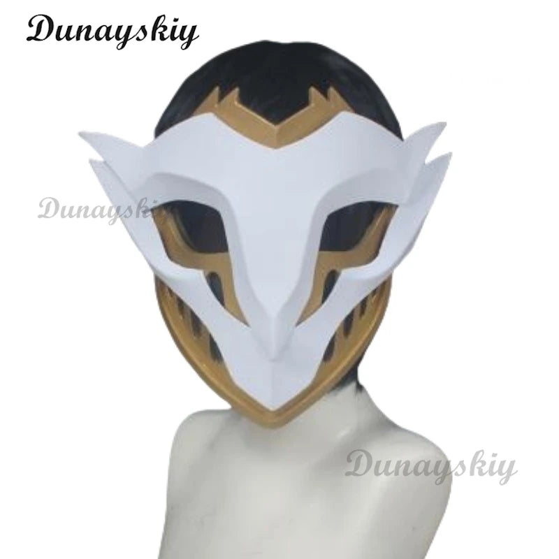 LOL Arcane Ekko Wildfire Gang Cosplay Mask The Boy Who Shattered Time Halloween Party Masquerade EVA Mask Props Customized