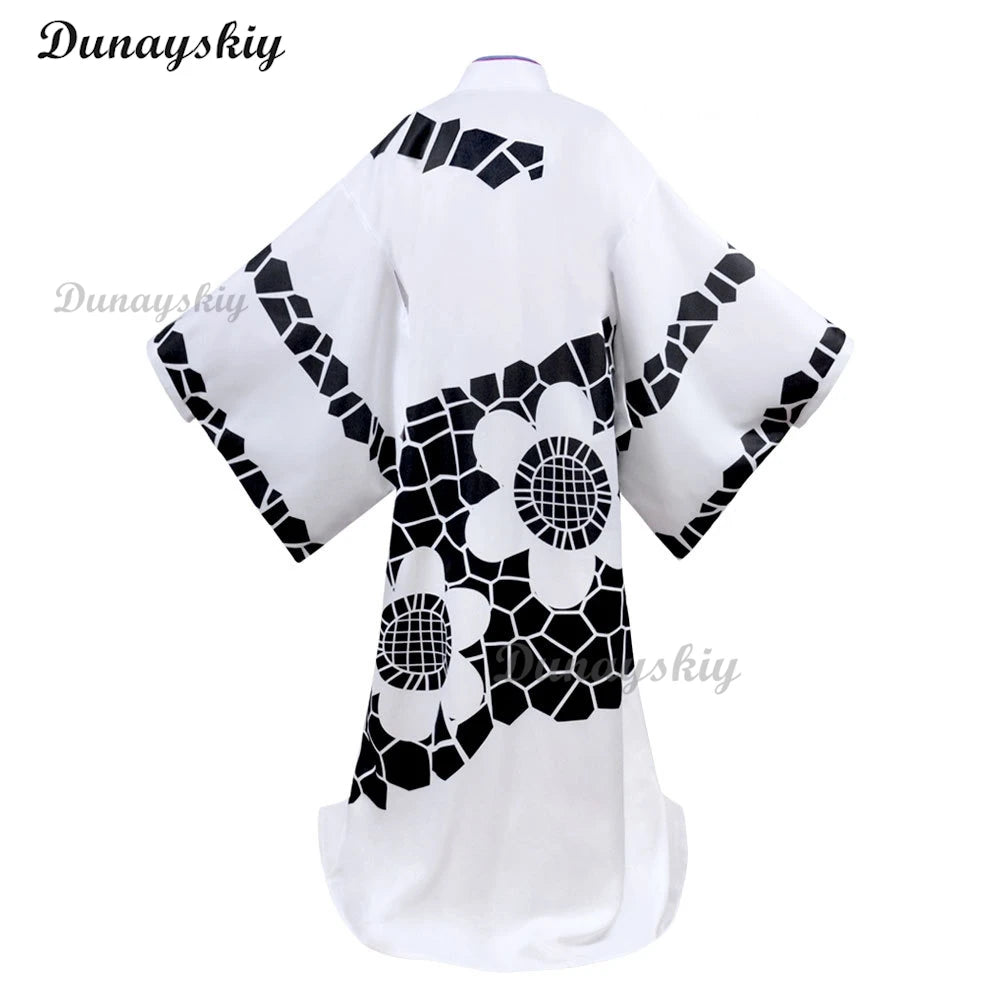 Anime Daki Cosplay Costume Wig Japanese Kimono Dress Outfits Juuni Kitsuki Sixth Women's Clothings Halloween Carnival Suit