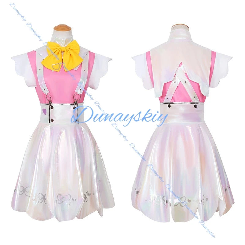 Anime Game NEEDY GIRL OVERDOSE KAngel Abyss Cosplay Costume Wig Straps Skirt Princess Dress Woman Sexy Kawaii Birthday Party Set