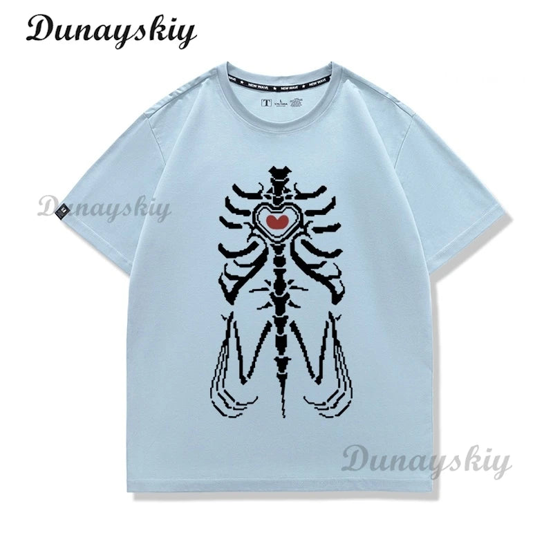 Game Anime NEEDY GIRL OVERDOSE Cosplay T-shirt Short Sleeve Men Women Tops Summer Cartoon Birthday Gift