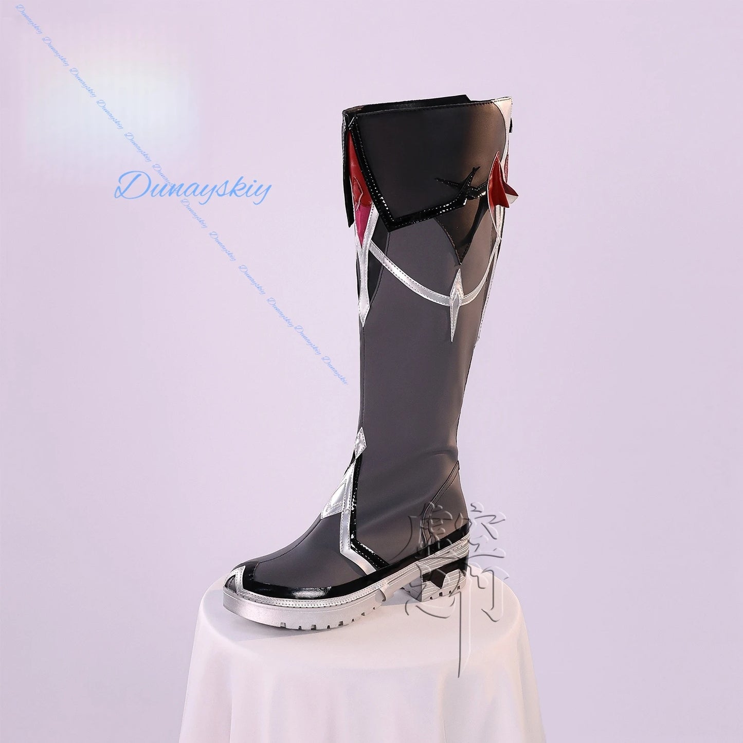 Genshin Impact Durin Game Cosplay Shoes Boots PU Leather Boots For Women Men Halloween Carnival Roleplay Party Props Accessories