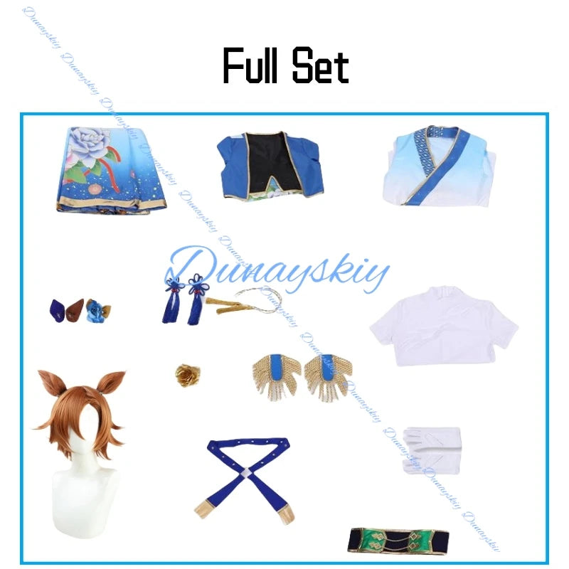 T M Opera O Umamusume Pretty Derby Cosplay Costume Wig Shoes Boots Christmas Game Anime Halloween