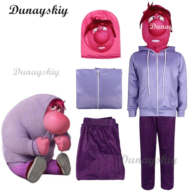 New Year Movie Anxiety The Inside Anime Out 2 Cosplay Joy Sadness Anger Disgust Fear Cosplay Costumes Suit Adult Kids Party Set