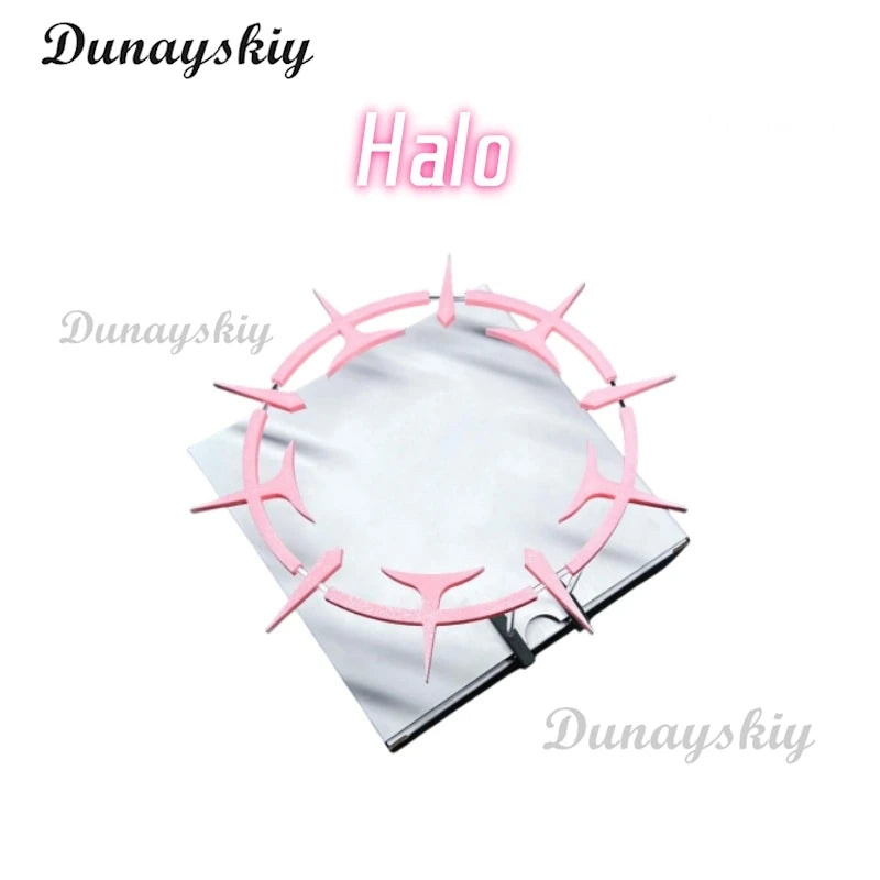 Anime Game Blue Archive Cosplay Kirihuji Nagisa White Dress Wing Women Girl Halloween Cosplay Costume Flower Headwear Halo Wig