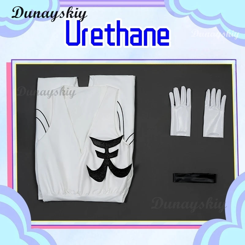 Anime Panty Stocking Polyester Cosplay Costume Wig Polyurethane Cosplay Costume PU Black White Suits For Halloween Party Props