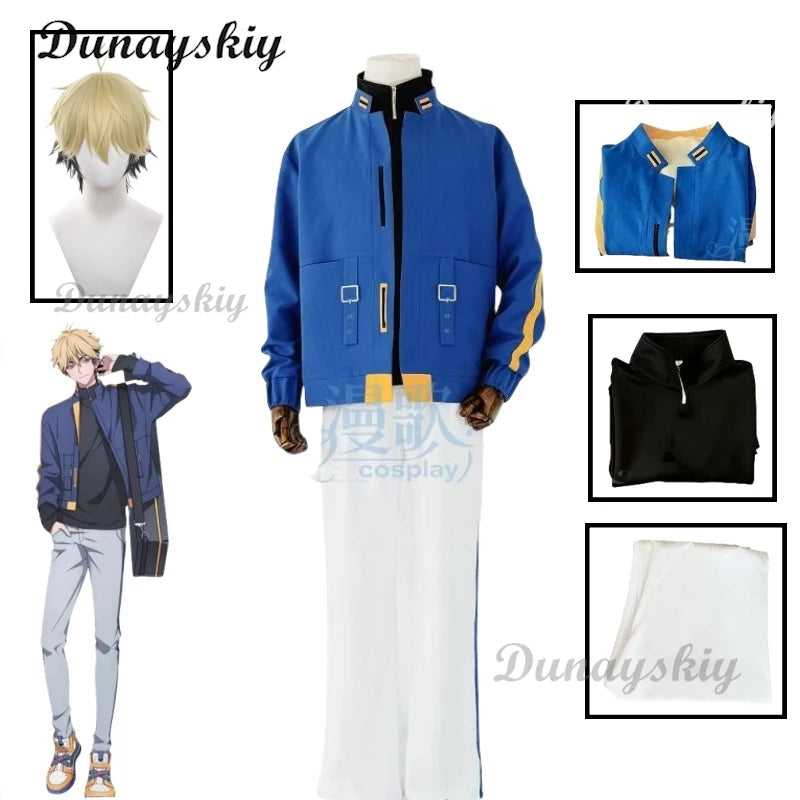 Anime Link Click Liu Xiao Xavier Xia Fei Felix Cosplay Costume Wig Coat Decors Halloween Expo Con Cosplay Outfit New Suit