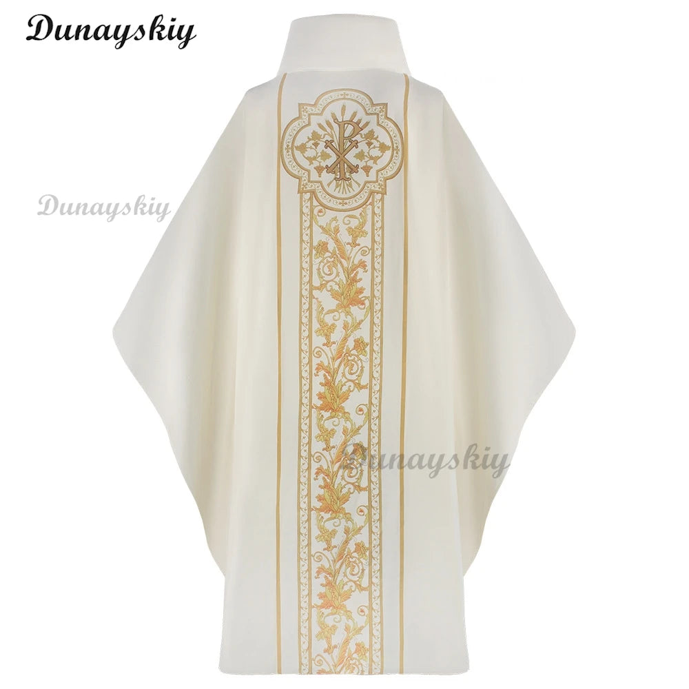 Muslim Dress Cloak Cape Cosplay Costume Jubba Thobe Prayer Robe Gown Retro Medieval Priest Monk Missionary Party Halloween