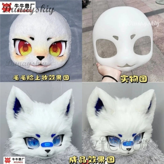 Fursuit Mask Skull Furry Skull Fursuit Kigurumi Headsets Furry Cosplay Beast Head Kig Series Skulls Halloween