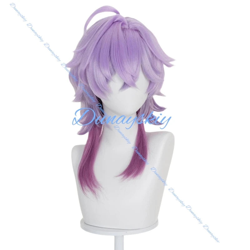 Game Anime Genshin Impact Durin Cosplay Wig Headwear Halloween Costume Accessories Hairpiece Role Play Fashion Birthday