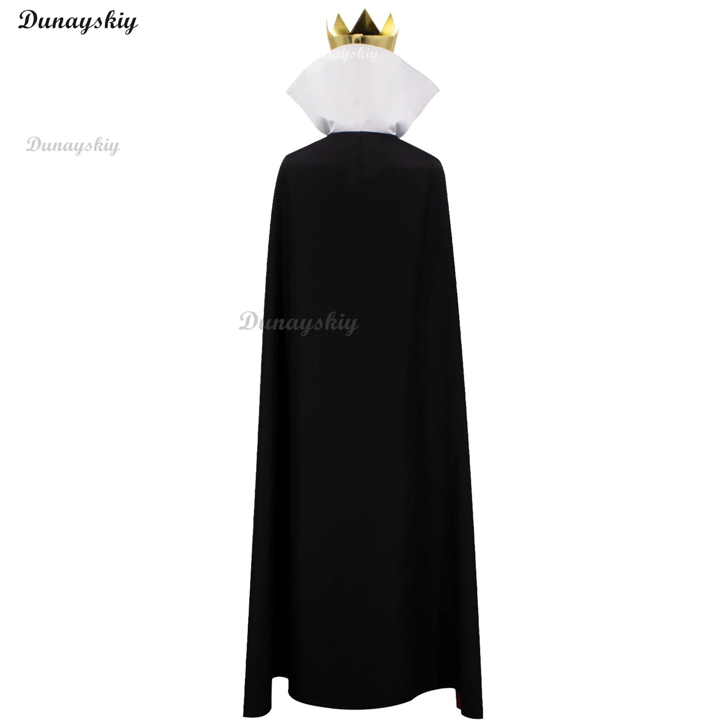 Stepmother Evil Queen Snow Cos White Cosplay Costume Queen Purple Dress Black Cope Villainous Cosplay Costume Halloween