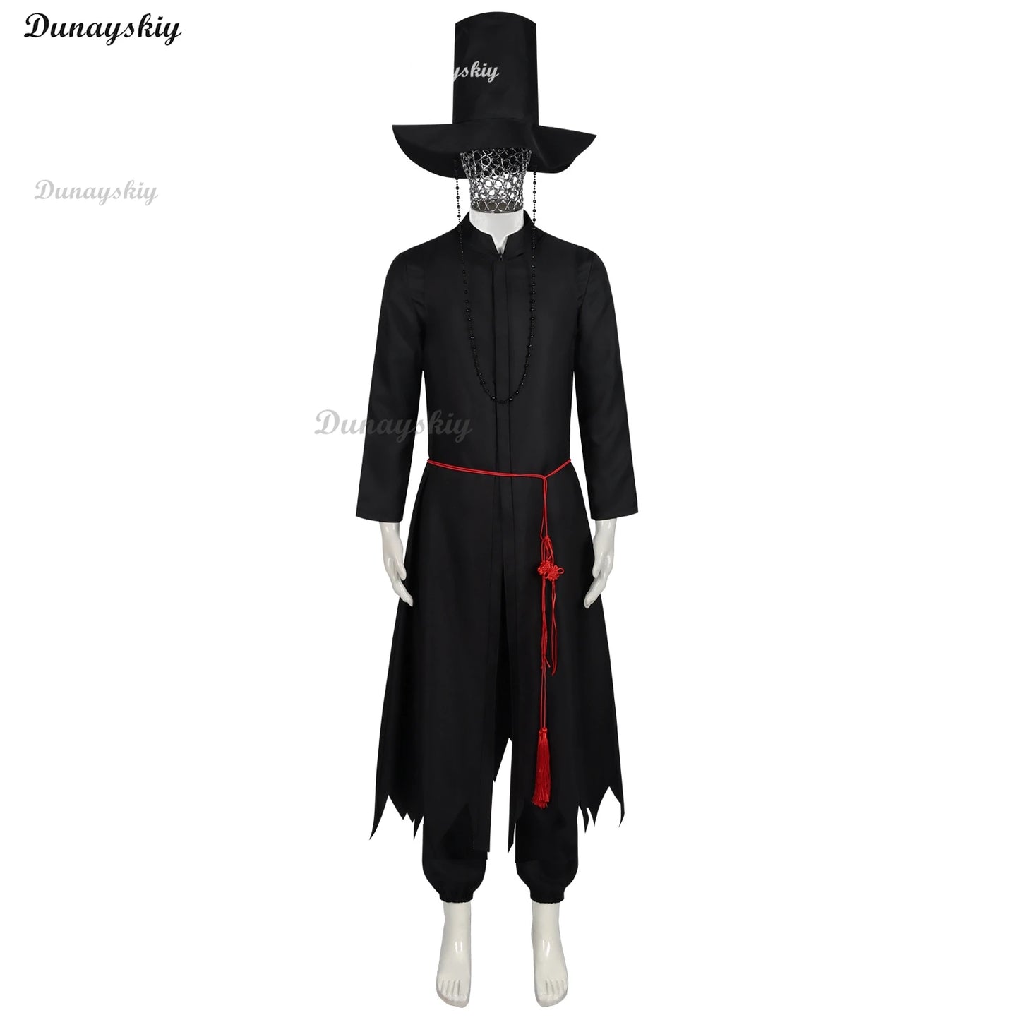 Anime KPop Demon Hunters Saja Boys Cosplay Costume Wig Black Uniform Outfit For Men Women Baby Coat Hat Belt Props Carnival