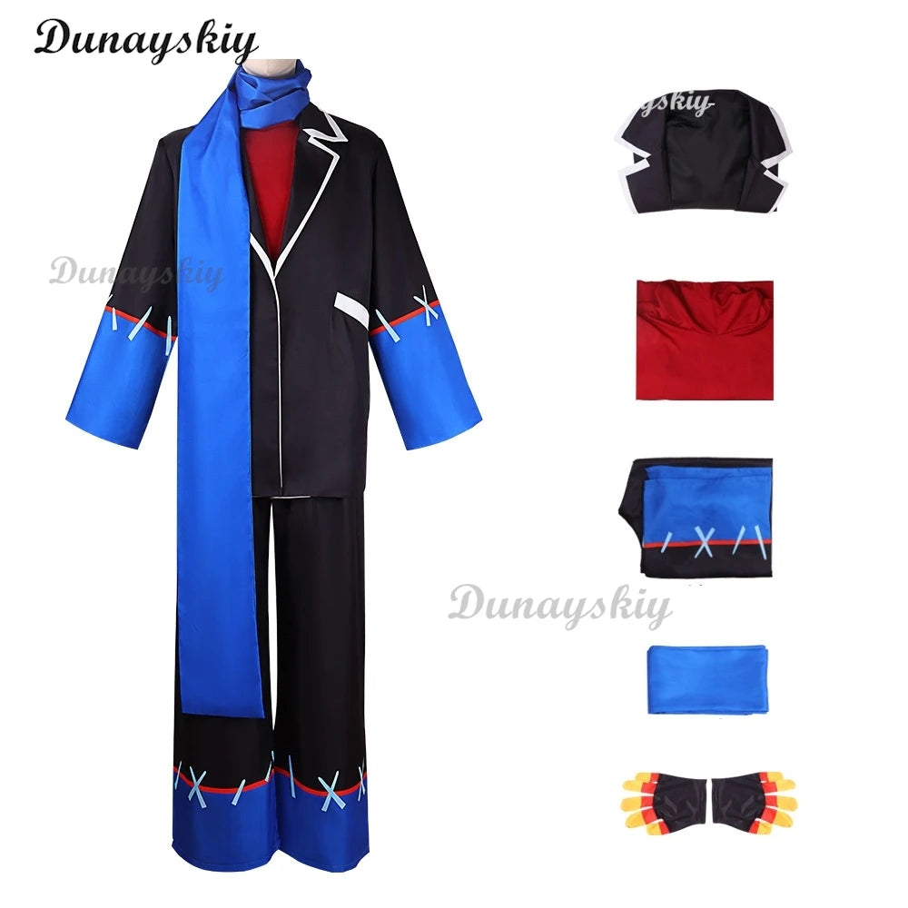 Gioco Anime Cosplay ink Sans Costume Sans Costume Wig di Halloween per donna Uomo Outfit Uniforme Party Show Abiti regalo