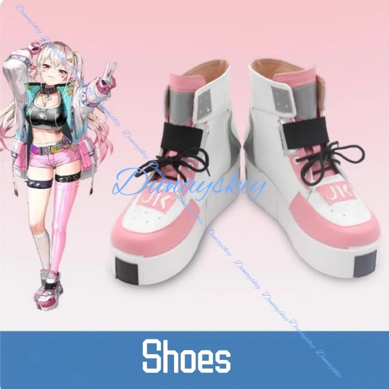 NIKKE Goddess of Victory Jackal Cosplay Costume Cute Lori Jackal Game Costume Wig Shoes Women Halloween Party Outfit Full Set