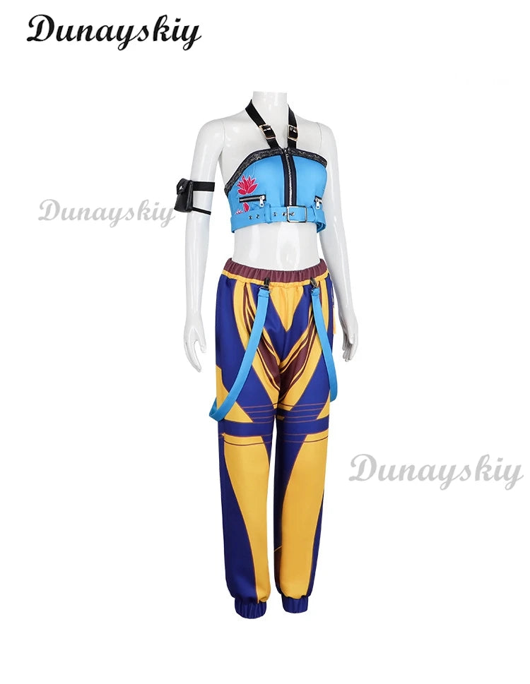 KPop Demon Hunters Cosplay Costume Wig Women Zoey Mira Rumi Cosplay Fantasy Roleplay Outfits Halloween Carnival Party Suit