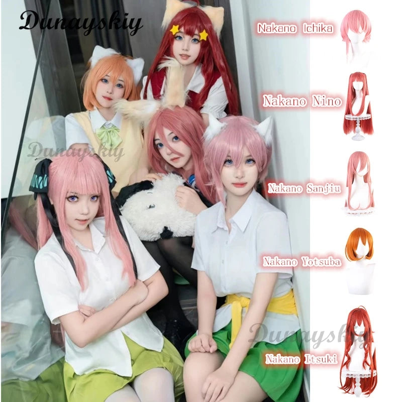 Anime The Quintessential Cos Quintuplets Nakano Miku Nino Ichika Itsuki Cosplay Costume Woman JK Japanese School Uniform Suit