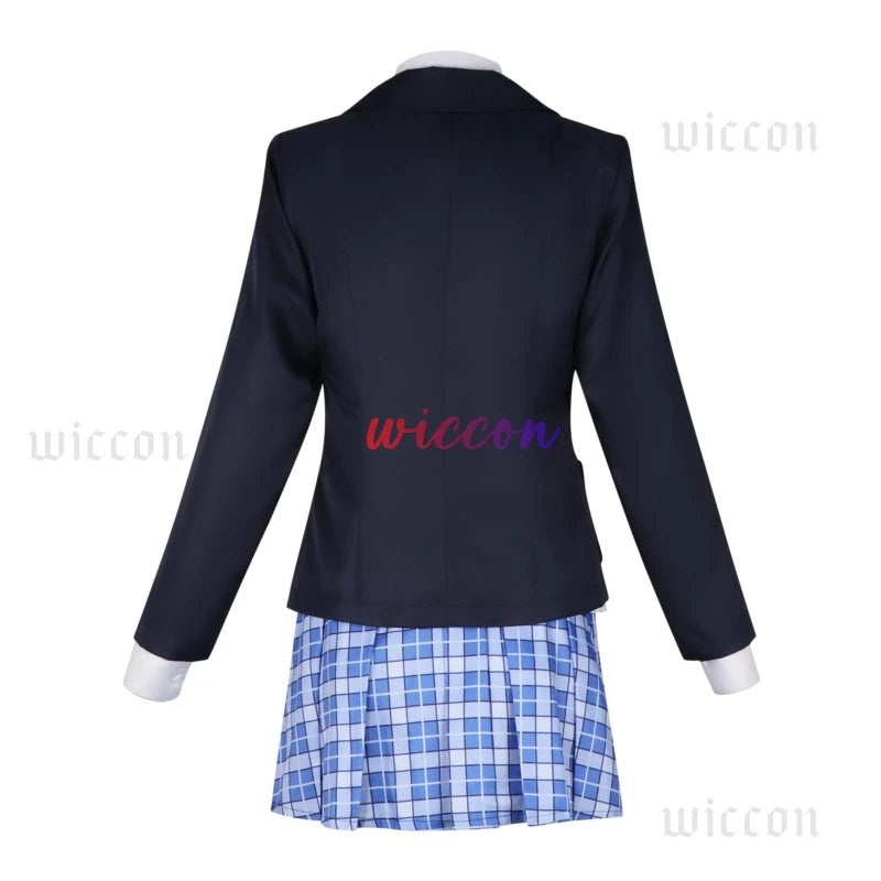Anime Bang Dream! Cosplay Costume Tamade Chiyu Cosplay Costumes School Uniform Outfit Halloween Party Clothes For Women men