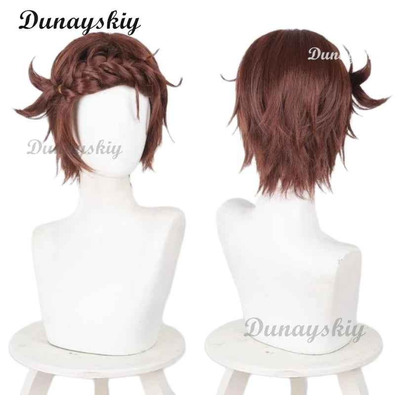 Yuitsuka Inori Anime Medalist Coaplay Costume Short Wig White Dress Rabbit Coat Kawaii Girl Women Outfit Halloween Customized