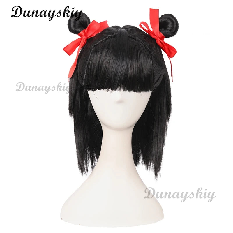 Movie Nezha Cosplay Nezha Birth of The Demon Child Cosplay Costume Red Top Outfits Ribbon Halloween Performance Cos Costumes