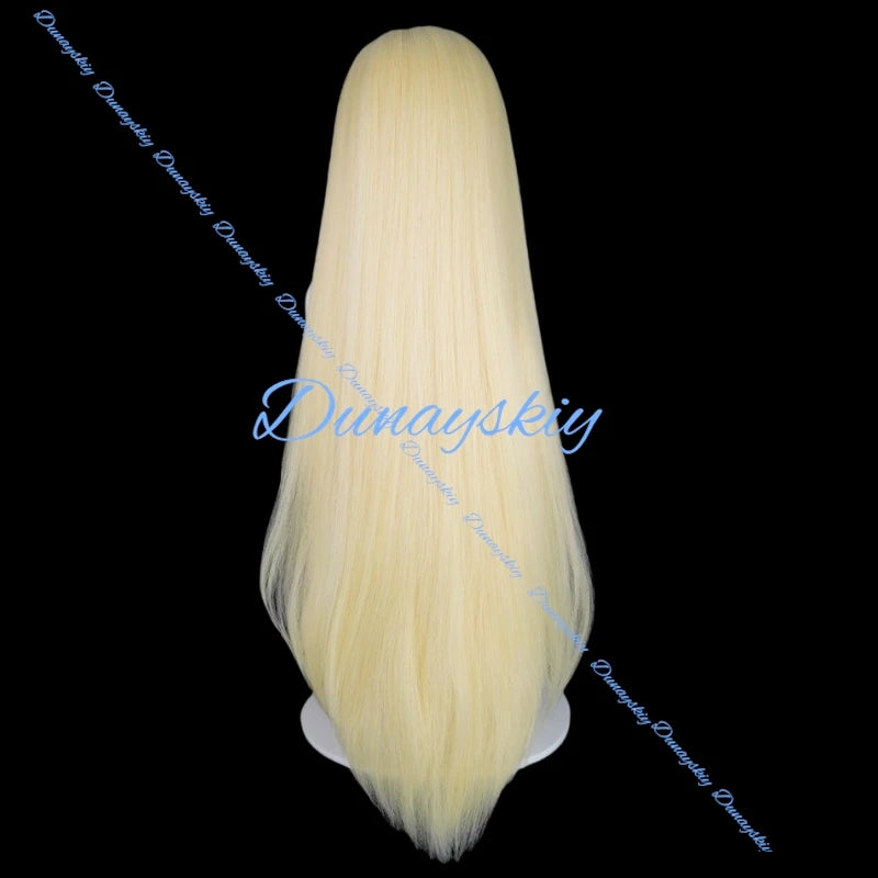Game Genshin Impact Rhinedottir Cosplay Wig The Shades of Heavenly Principles Hair For Women Men Halloween Party Props Accessory