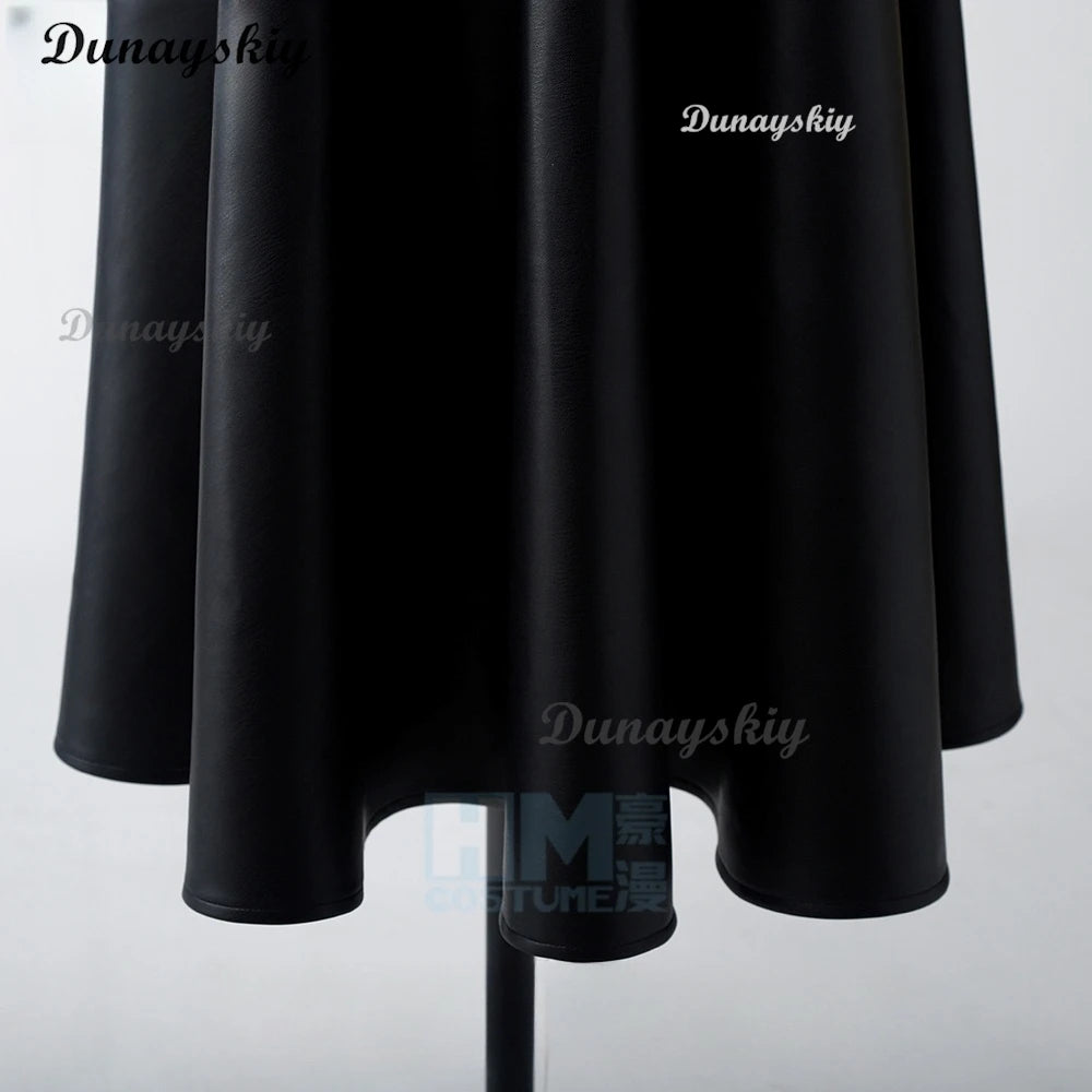 Osaragi Cosplay Anime Sakamoto Days the Order Member Ms. Osaragi Black PU Dress Roleplay Girls Outfit Halloween Party Customized
