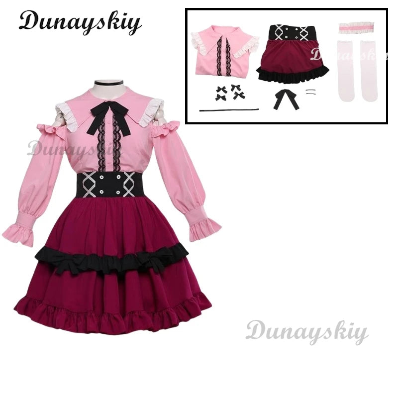 Re:zero Rem Cosplay Dresses Ram Cosplay Costume Re: Life A Different World From Zero Disarmed Mine Girl Cute Princess Dress Sets