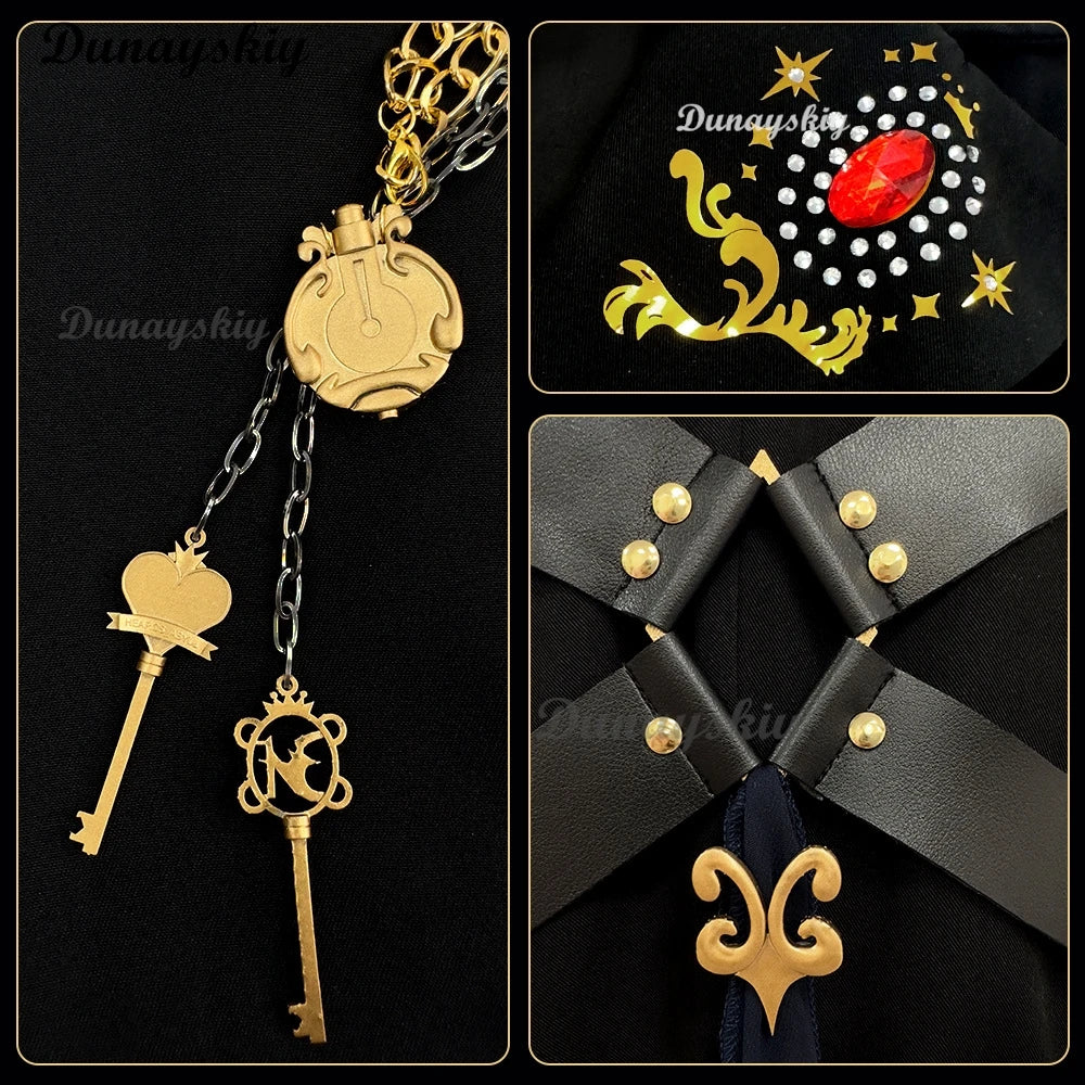 Game Twisted Anime 5th Cosplay Ace Jack Azul  Kalim Vil Epel Idia Silver Lilia Floyd's 5th Anniversary Costume Halloween uniform