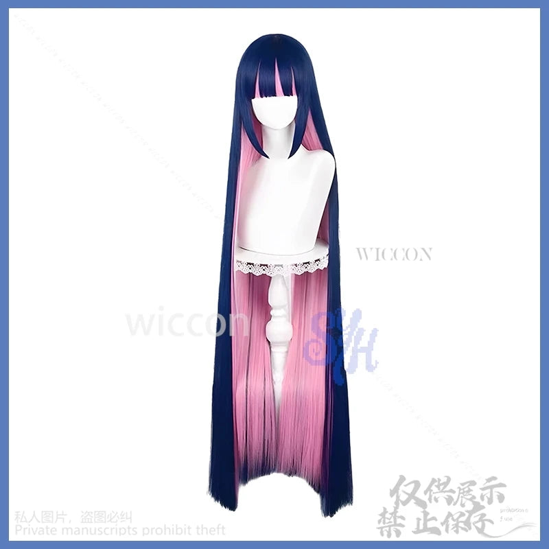 Panty & Stocking Japanese Jirai Kei Anarchy With Garterbelt Cosplay Lovely Angel Dress Kawaii Aqua Lolita Wings Heart Halloween