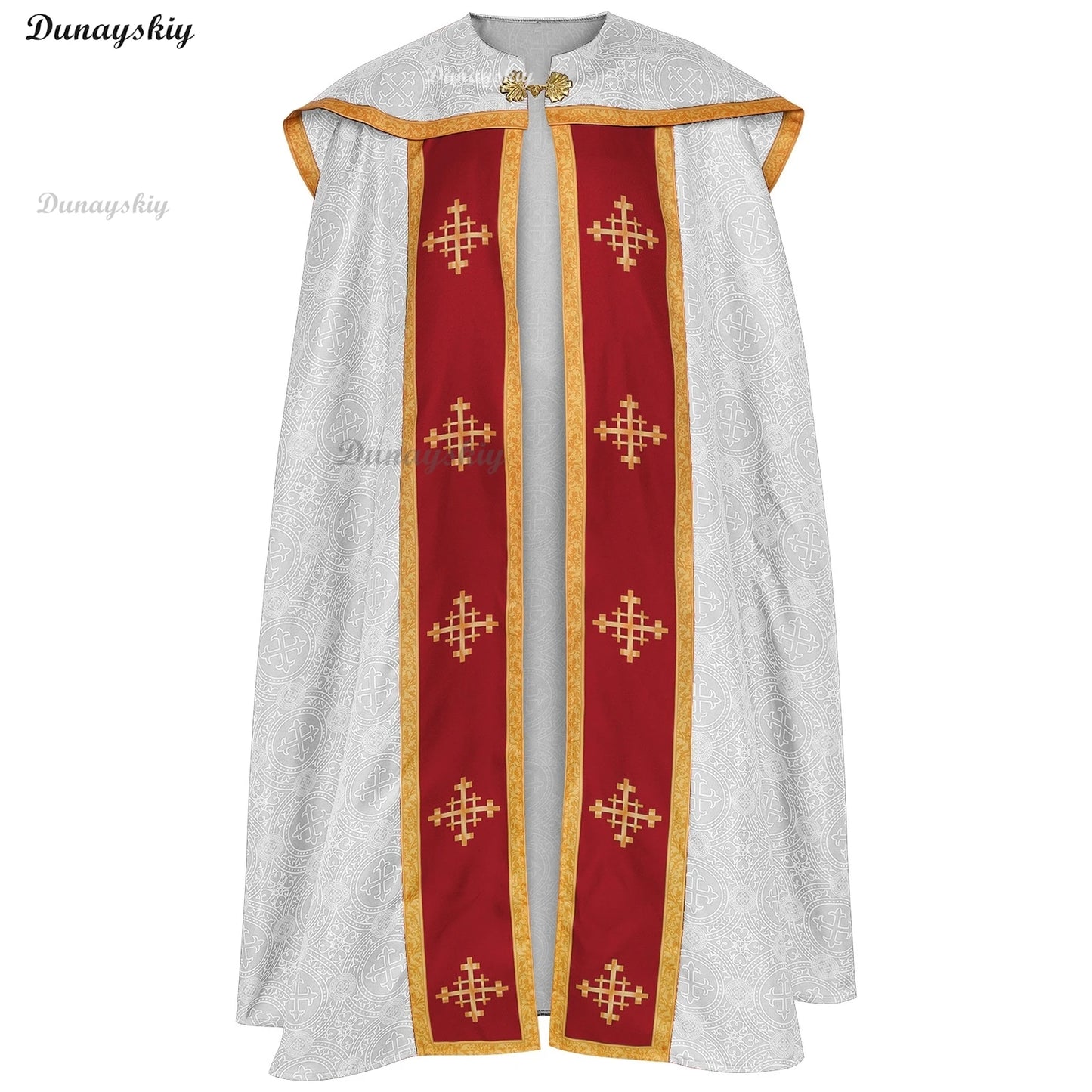 Muslim Dress Cloak Cape Cosplay Costume Jubba Thobe Prayer Robe Gown Retro Medieval Priest Monk Missionary Party Halloween