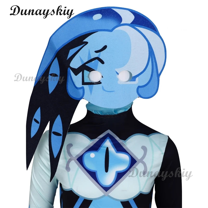 Shadow Milk Cookie cosplay Cookie Run: Kingdom costume Pure Vanilla Mystic Flour Candy Halloween Cookie kids cosplay costume