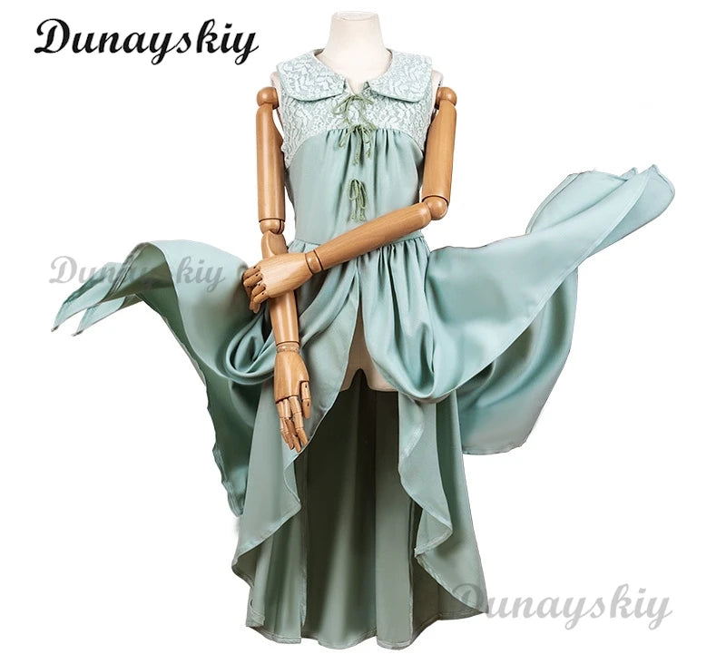 Ranni Game Elden Cosplay Witch Ranni Costume Wig Dress Ring Cloak Hat Woman Man Carnival Party Cape uniform set S-XXXL