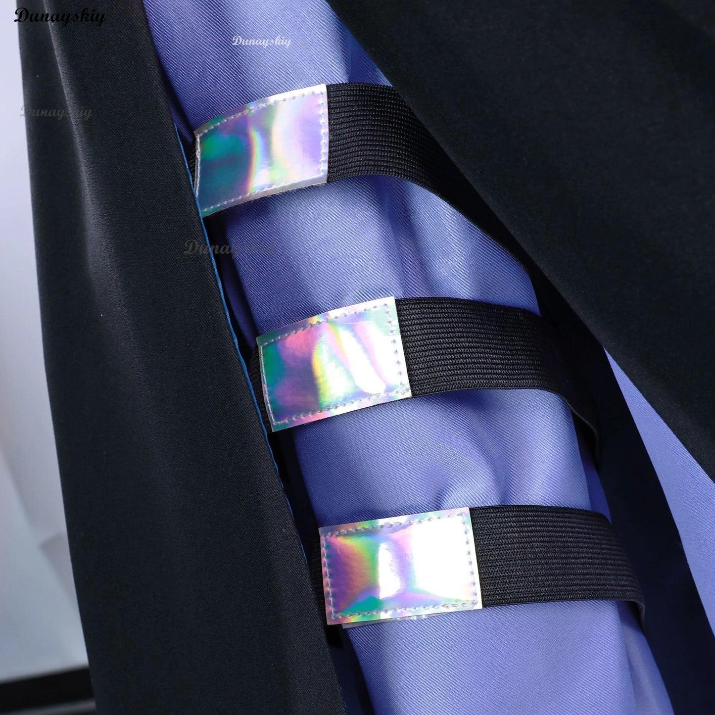 Alien Stage Ivan Cosplay Costume Round 6 Ivan Wig Long Black Windbreaker Pant Uniform Suit Party Carnival Outfit Halloween Party