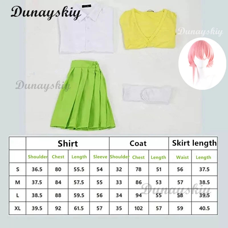 Anime The Quintessential Cos Quintuplets Nakano Miku Nino Ichika Itsuki Cosplay Costume Woman JK Japanese School Uniform Suit