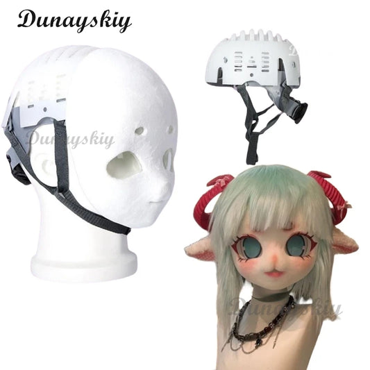 Anime Head Base Skull Fursuit Kigurumi Skull Mask Helmet Liner Headwear Cosplay DIY Accessories Cosplay Back of Head Roleplay