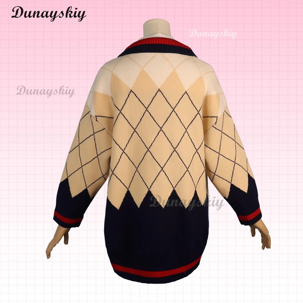 Customized Love and Deepspace Rafayel Cardigan Cosplay Costume Wig Date Game Cosplay Sweater Qiyu Clothes Unisex Couple Suit