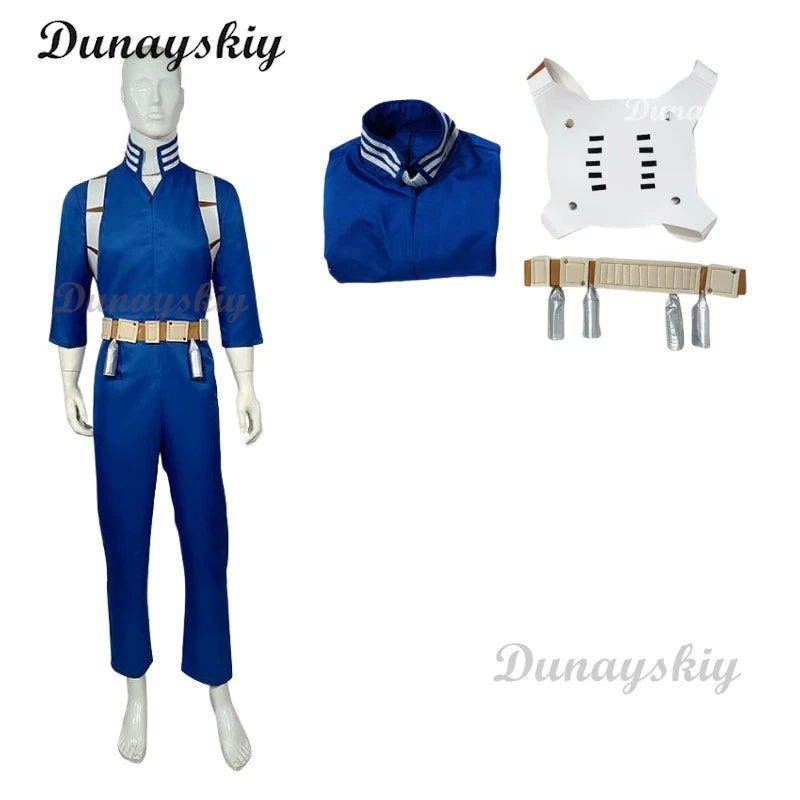 Todoroki Shoto Anime Cosplay Costume Jumpsuits Straps Prop Belt Wig Halloween Party Play Clothing for Woman Man