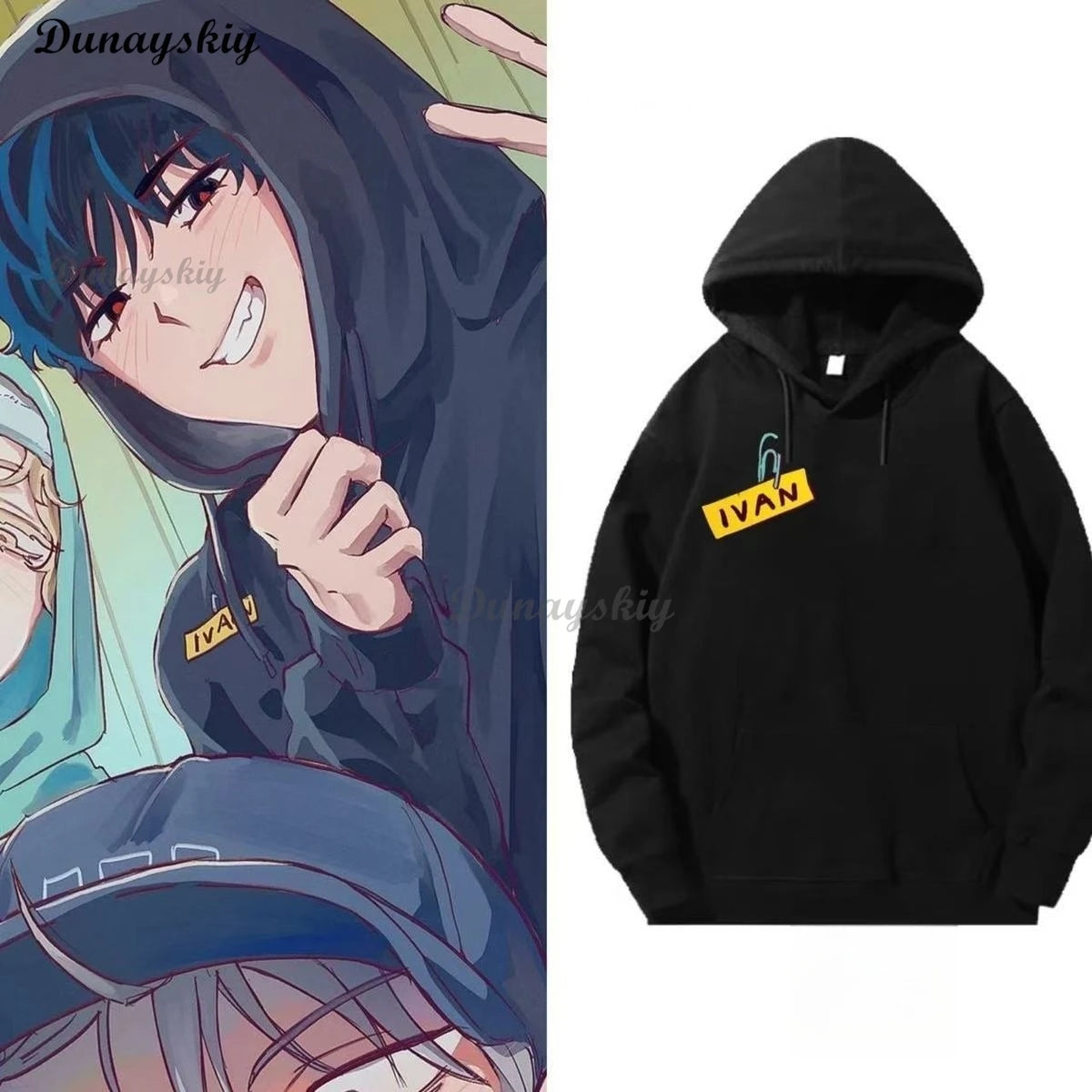 Alien Stage Ivan Till Cosplay Costume Set Suit Wig Hat Hoodie Idol Anime Clothes Dress Up Halloween Christmas Party