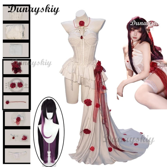 Game NIKKE：The Goddess of Victory Mihara Cosplay Binding chains Costume Women's Sexy New Dress Waist Cover Wig Props Uniform